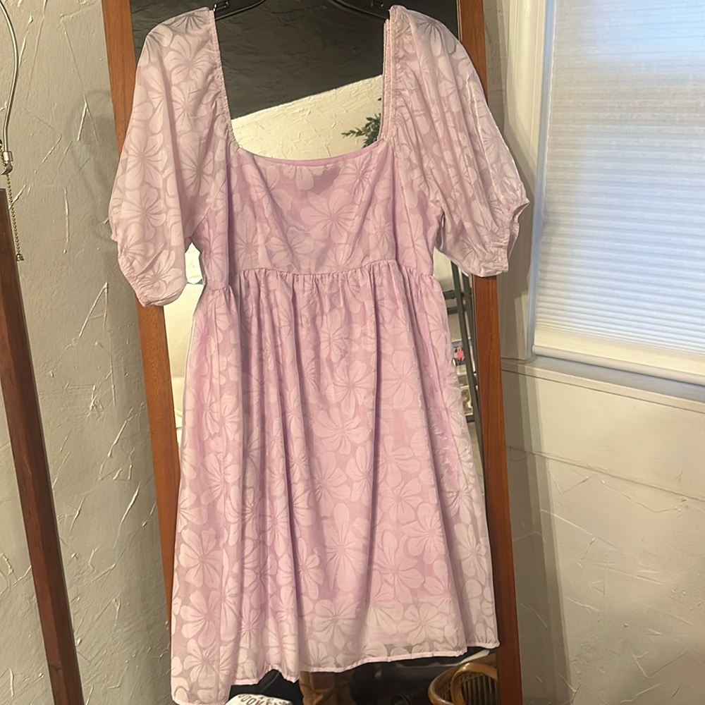 BaeVely Lilac flower dress